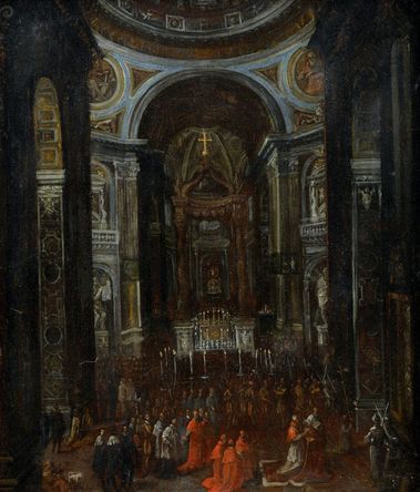 Celebrovanie omše pápežom v chráme sv. Petra v Ríme