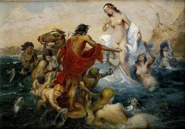 Neptún a nymfy (Na Devíne)