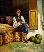 Predavač (Orientálny výjav)