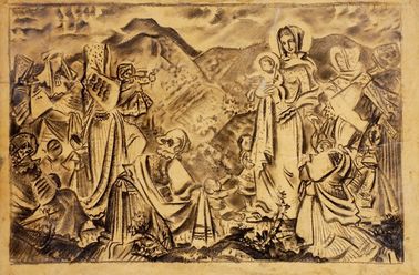 Procesia k Madone - Matka matiek (štúdia)