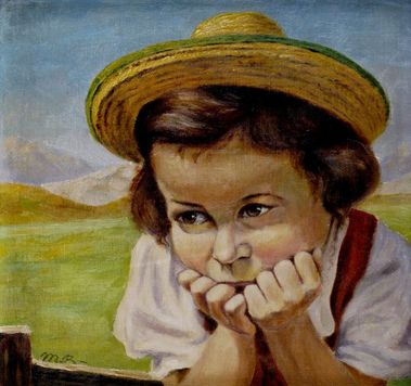 Dievčatko v klobúčiku