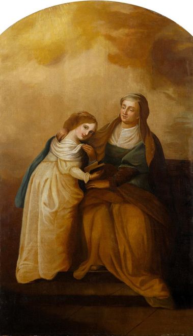 Svätá Anna vyučujúca Pannu Máriu