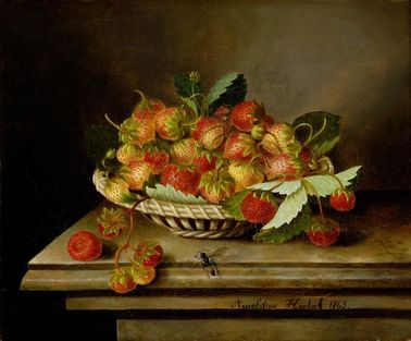 Zátišie s ovocím a muškou