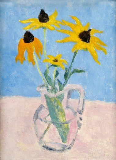 Kytica kvetov v sklenenej váze