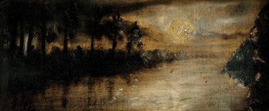 Jazero v mesačnom svite