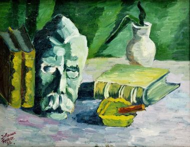 Zátišie s posmrtnou maskou