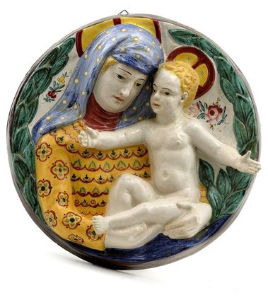 Medailón s Pannou Máriou a Ježiškom