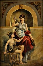 Venuša a Hermes