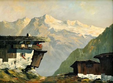 Horská chata v Alpách I.