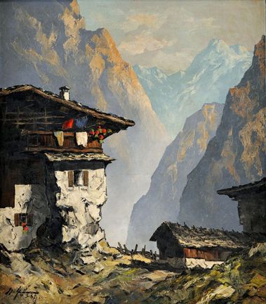 Horská chata v Alpách II.