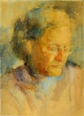 Portrét staršej ženy