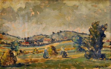 Hrabanie sena na Záhorí