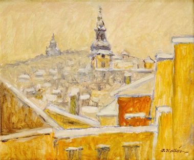 Pohľad na Banskú Štiavnicu