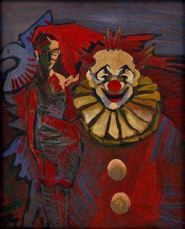 Žena a klaun