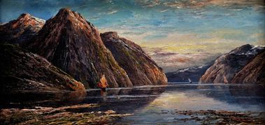 Krajina s jazerom I.