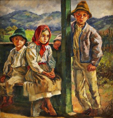 Tri dedinské deti spod Karpatskej Rusi (Olena, Péťa...)