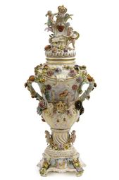Veľká dekoratívna váza s erbom saského kurfirsta