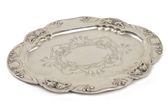 Strieborný oválny podnos