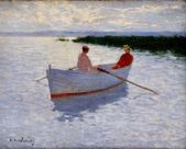 V člne na jazere