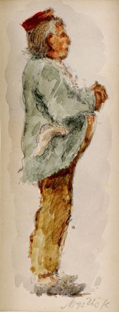 Štúdia stojaceho muža