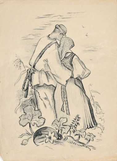 Z rovín (podľa rovnomennej kresby uhľom z roku 1930)