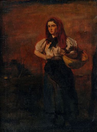 Žena s košíkom