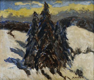 Zima v Štiavnických horách