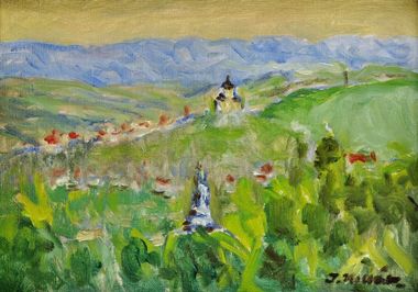 Pohľad na Banskú Štiavnicu