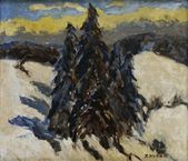 Zima v Štiavnických horách