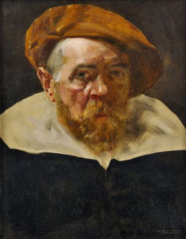 Portrét starého maliara