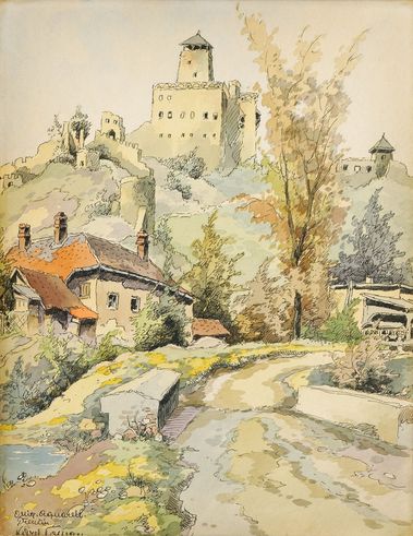 Pohľad na Trenčiansky hrad