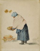 Žena s bochníkom chleba
