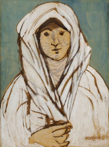 Portrét ženy v bielom