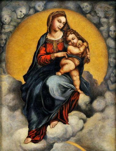 Madona s Ježiškom (podľa Raffaela Santi)