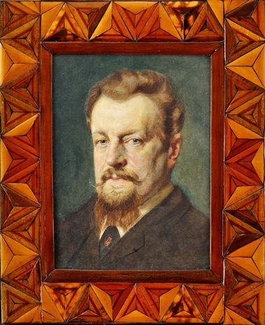 Portrét bulharského cára Ferdinanda Cobourga