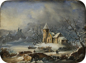Zimná krajinka I.