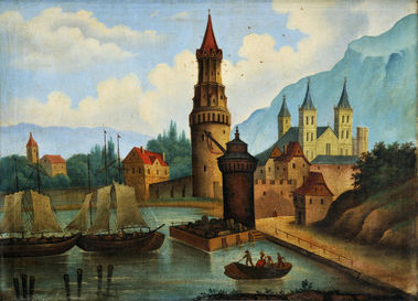 Pohľad na mesto Bingen