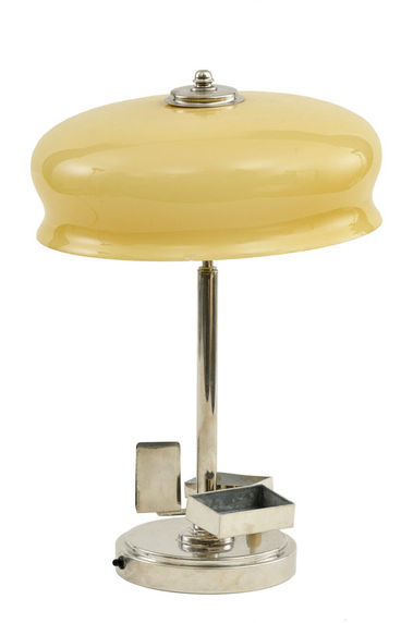 Art deco lampa s fajčiarskou súpravou