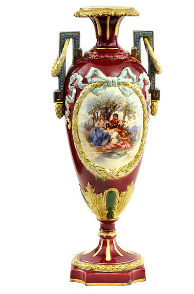 Francúzska terakotová váza