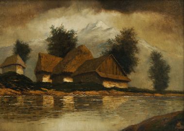 Chalupy pri rieke Poprad