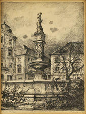 Rolandova fontána v Bratislave