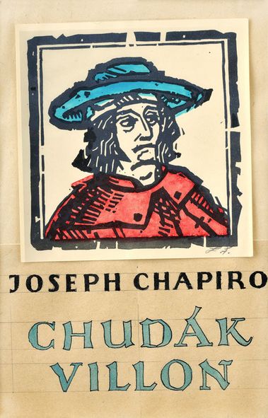 Návrh na titulný list knihy J. Chapiro “Chudák Villon”