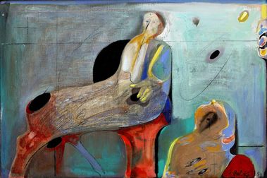 Pokyn podriadenému, z cyklu Sochár, snop a teoretik