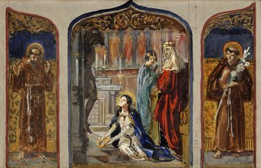 Skica k oltárnej malbe