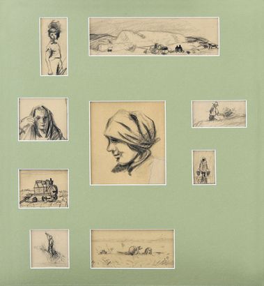 Žatva pri Bakte (9 ks)