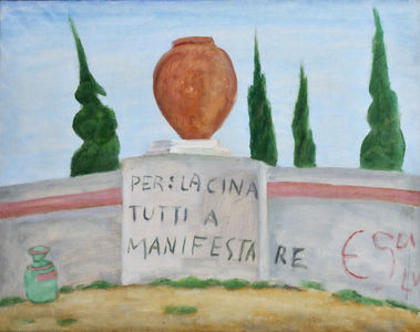 Talianska krajina – múr