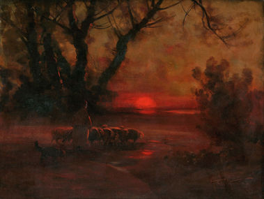 Pastier oviec za svitania