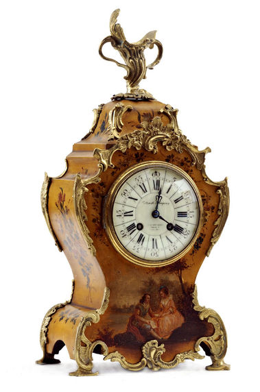 Kozubové hodiny v štýle boule