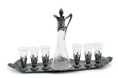 Secesná likérová súprava