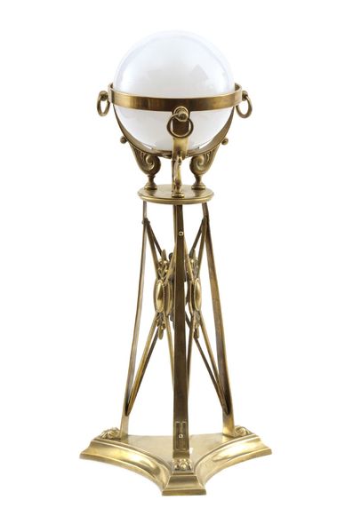 Elektrická mosadzná lampa v empírovom ŠTÝLE